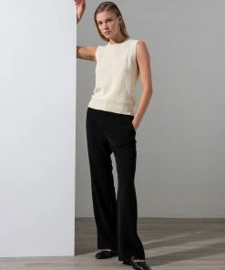 Sanctuary Clothing Noho Trouser Pant Black Night