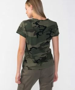 Sanctuary Clothing Core Essentials The Perfect Tee Hiker Camo