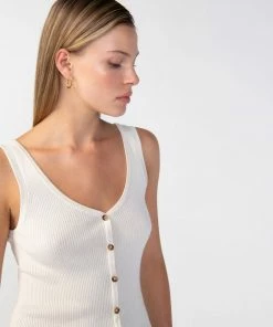 Sanctuary Clothing Sweetheart Rib Sweater Muslin Summer