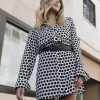 Sanctuary Clothing Modern Shirt Dress Optical Dot