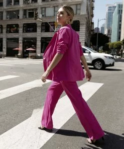 Sanctuary Clothing Bryce Woven Blazer Tart