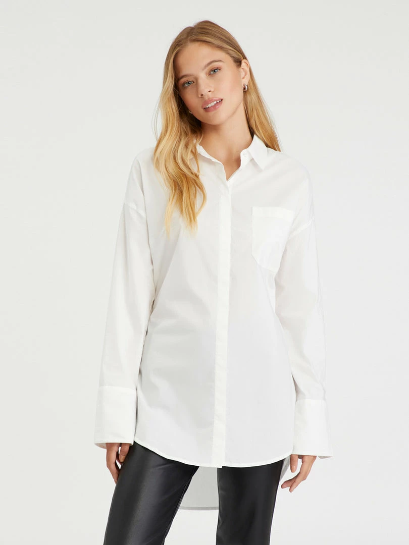 Sanctuary Clothing Oversize Tunic White 2 Sanctuary Clothing Oversize Tunic White