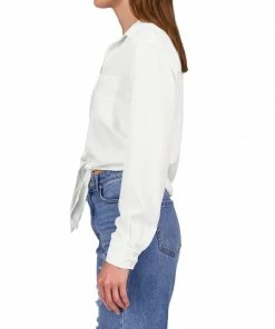 Sanctuary Clothing Girlfriend Tie Shirt White Sustainable 10 Sanctuary Clothing Girlfriend Tie Shirt White Sustainable