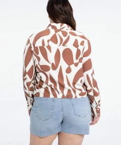 Sanctuary Clothing Girlfriend Tie Shirt Lion River Inclusive Collection The Curve Shop