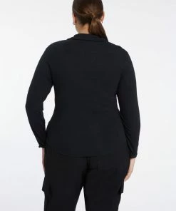 Sanctuary Clothing Dreamgirl Button Up Top Black Inclusive Collection The Curve Shop