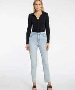 Sanctuary Clothing Dreamgirl Button Up Top Black