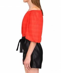 Sanctuary Clothing Sunkissed Top Red Alert 10 Sanctuary Clothing Sunkissed Top Red Alert