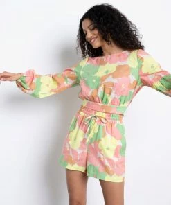 Sanctuary Clothing Look Back Top Flower Burst 14 Sanctuary Clothing Look Back Top Flower Burst