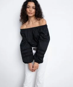 Sanctuary Clothing Blossom Top Black