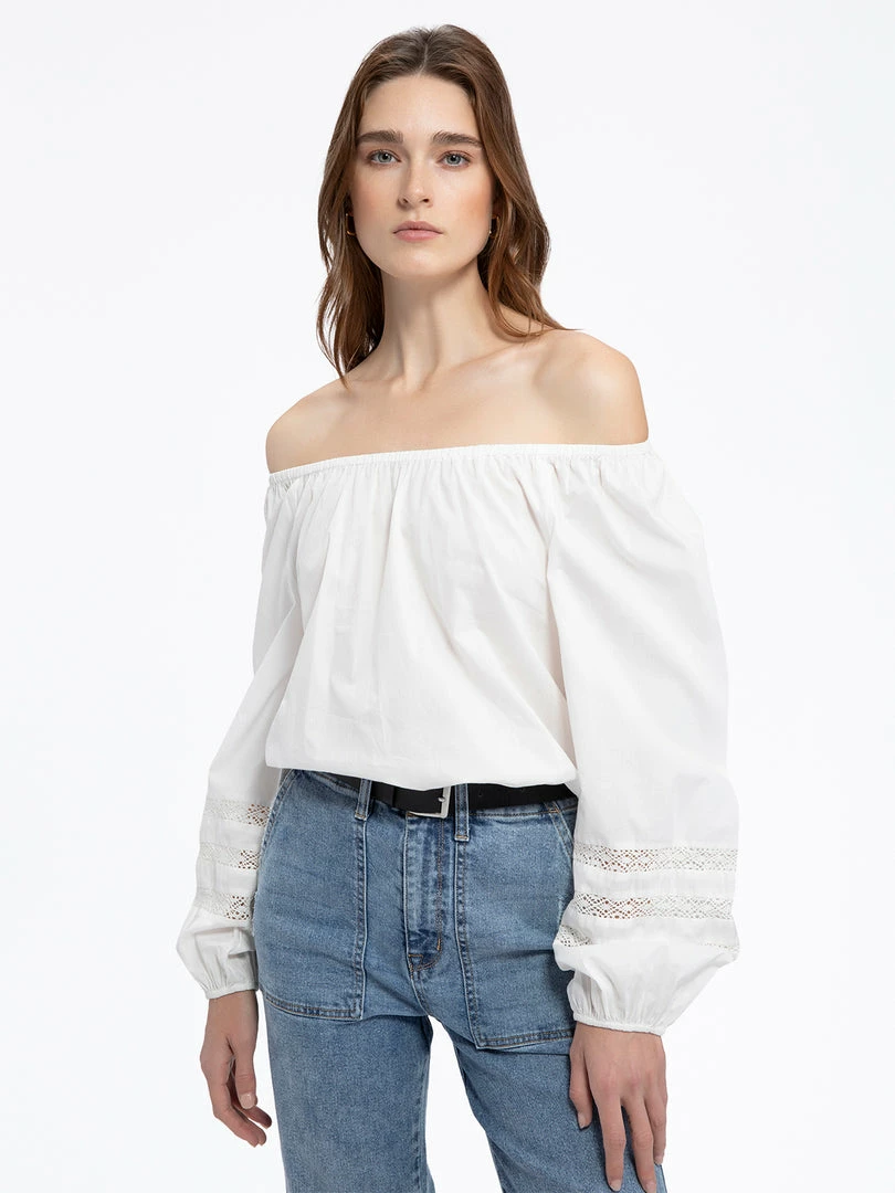 Sanctuary Clothing Blossom Top White 6 Sanctuary Clothing Blossom Top White