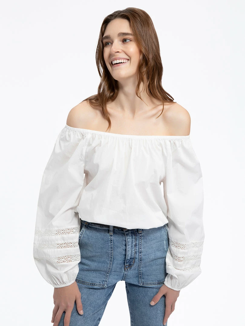 Sanctuary Clothing Blossom Top White 3 Sanctuary Clothing Blossom Top White