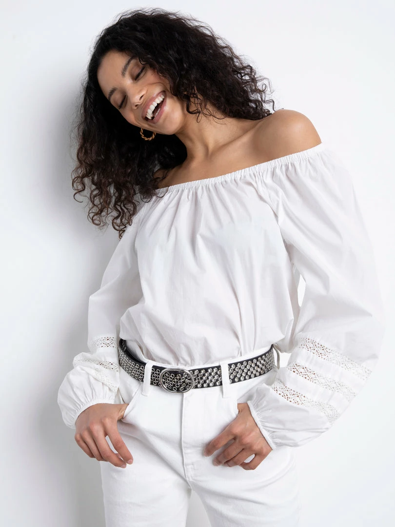 Sanctuary Clothing Blossom Top White 1 Sanctuary Clothing Blossom Top White