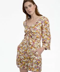 Sanctuary Clothing Floral Collage Drawn To You Top Sunny Field