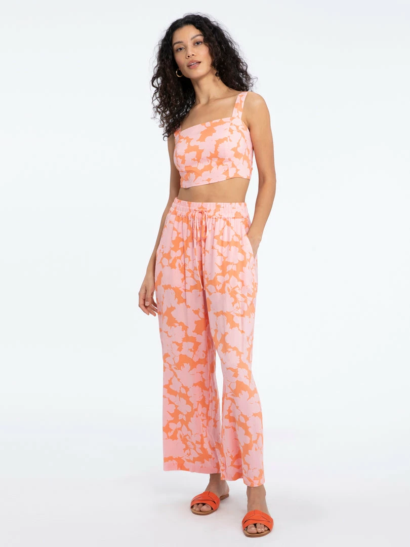 Sanctuary Clothing Carefree Crop Pant Melon Field 1 Sanctuary Clothing Carefree Crop Pant Melon Field