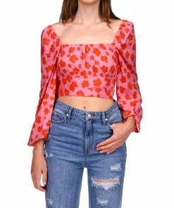 Sanctuary Clothing Going Solo Crop Tie Top Cherry Kiss 11 Sanctuary Clothing Going Solo Crop Tie Top Cherry Kiss