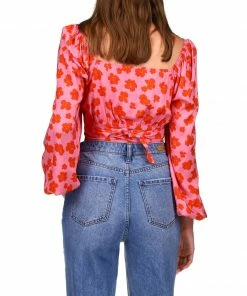 Sanctuary Clothing Going Solo Crop Tie Top Cherry Kiss 13 Sanctuary Clothing Going Solo Crop Tie Top Cherry Kiss