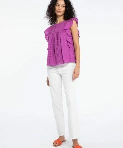 Sanctuary Clothing Breezy Eyelet Shell Horizon 10 Sanctuary Clothing Breezy Eyelet Shell Horizon