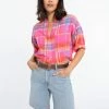 Sanctuary Clothing Summer Easy Pocket Shirt Sunny Madras