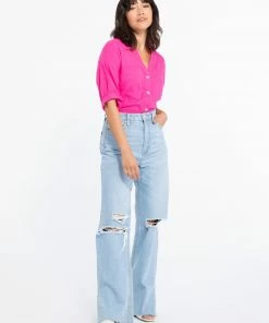 Sanctuary Clothing Summer Easy Pocket Shirt Tart