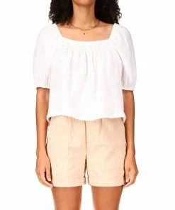 Sanctuary Clothing Summer Real Love Blouse Brilliant White