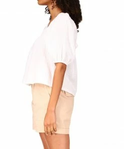 Sanctuary Clothing Summer Real Love Blouse Brilliant White