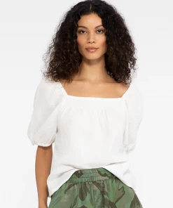 Sanctuary Clothing Summer Real Love Blouse Brilliant White