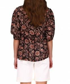 Sanctuary Clothing Summer Bloom Blouse Dusk Floral