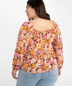 Sanctuary Clothing Seashore Blouse Outdoor Floral Inclusive Collection