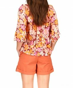 Sanctuary Clothing Seashore Blouse Outdoor Floral