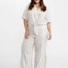 Sanctuary Clothing Ocean Front Pull On Pant Marina Stripe Inclusive Collection Summer