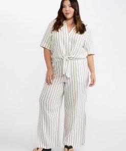 Sanctuary Clothing Ocean Front Pull On Pant Marina Stripe Inclusive Collection Summer