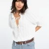Sanctuary Clothing Don't Forget Blouse Brilliant White Summer