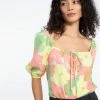 Sanctuary Clothing Perfect Time Top Flower Burst
