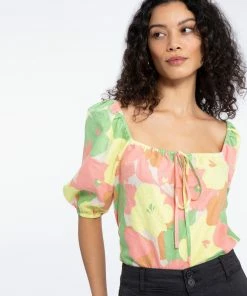 Sanctuary Clothing Perfect Time Top Flower Burst