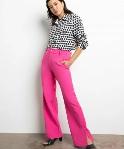 Sanctuary Clothing Easy Cuff Shirt Optical Dot