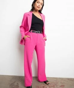 Sanctuary Clothing Bryce Woven Blazer Tart 9 Sanctuary Clothing Bryce Woven Blazer Tart