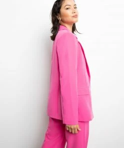 Sanctuary Clothing Bryce Woven Blazer Tart 10 Sanctuary Clothing Bryce Woven Blazer Tart