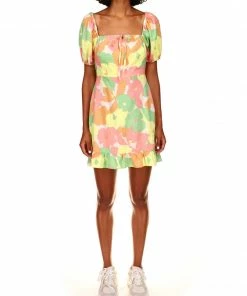 Sanctuary Clothing Floral Collage Fresh Breeze Dress Flower Burst