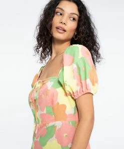 Sanctuary Clothing Floral Collage Fresh Breeze Dress Flower Burst
