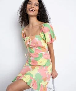 Sanctuary Clothing Floral Collage Fresh Breeze Dress Flower Burst
