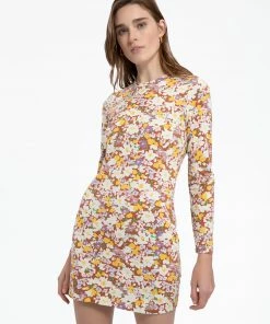 Sanctuary Clothing Match Point Dress Sunny Field Floral Collage 11 Sanctuary Clothing Match Point Dress Sunny Field Floral Collage
