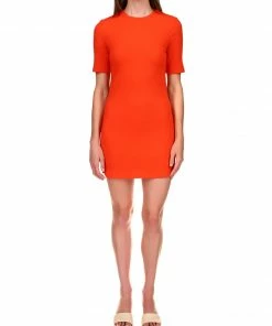 Sanctuary Clothing Must Have Rib Dress Red Alert