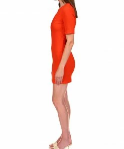 Sanctuary Clothing Must Have Rib Dress Red Alert