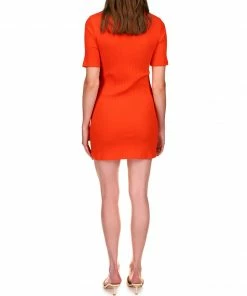 Sanctuary Clothing Must Have Rib Dress Red Alert