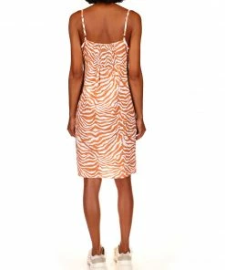 Sanctuary Clothing Sustainable Snapshot Midi Dress Savanna Stripe