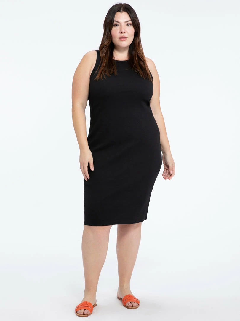 Sanctuary Clothing Column Rib Dress Black Inclusive Collection 1 Sanctuary Clothing Column Rib Dress Black Inclusive Collection