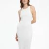 Sanctuary Clothing Column Rib Dress White