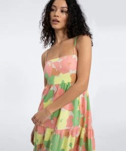 Sanctuary Clothing Floral Collage Get-Away Maxi Dress Flower Burst