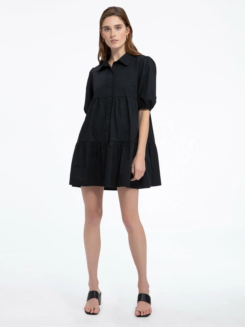 Sanctuary Clothing Night Sky Shirt Dress Black 5 Sanctuary Clothing Night Sky Shirt Dress Black