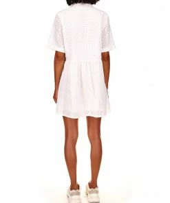 Sanctuary Clothing Heirloom Shirt Dress White